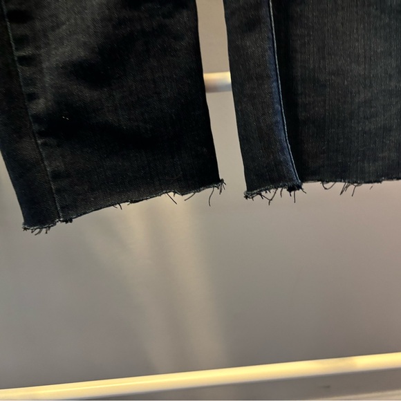 PAIGE Skyline Skinny Dark Wash Straight Leg Jeans - Picture 7 of 10